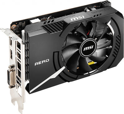 MSI GeForce GTX 1650 4GB GDDR6 D6 Aero ITX OCV1 Κάρτα Γραφικών PCI-E x16 3.0 με HDMI και DisplayPort