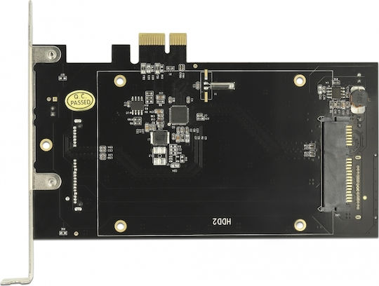 DeLock PCI Express x1 to 2 x SATA HDD / SSD (90349)