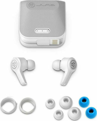 Jlab JBuds Air Executive Bluetooth Handsfree Earphones with Charging Case Whitά