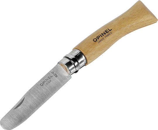 Opinel No.07 Pocket Knife Beech with Sheath