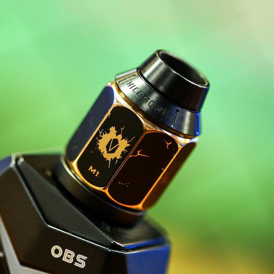 Nicomore M1 Verdampfer für Elektronische Zigaretten RDTA 2ml Black