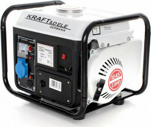 Kraft & Dele Portable Generator 1200W Generator Gasoline Two-stroke with Maximum Power 1.3kVA