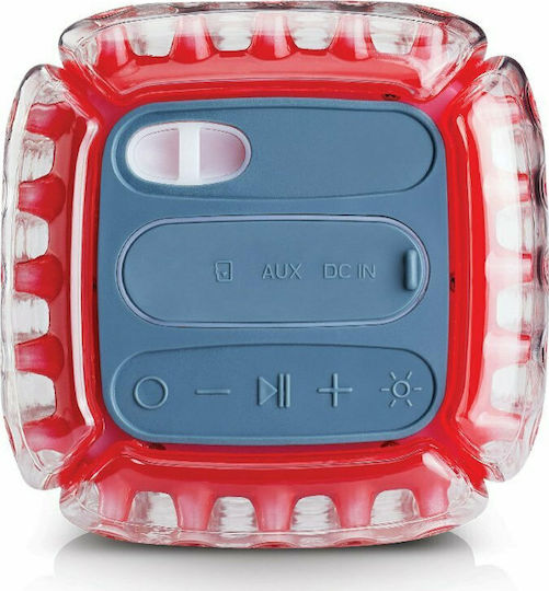 Forever BumpAir BS-700 Bluetooth Speaker 5W with Battery Life up to 5 hours Red