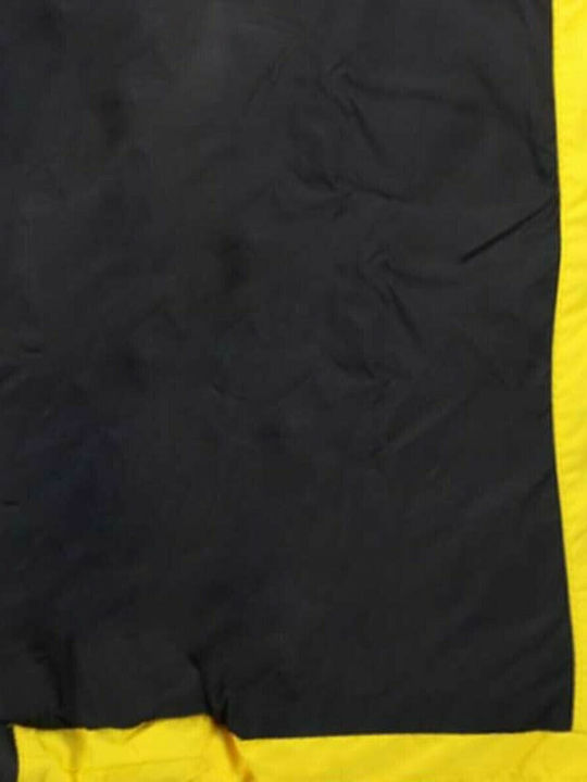 Spirit Sports Women's Short Puffer Jacket for Winter with Hood Yellow