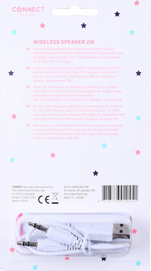 Connect Dresz Flamingo Boxă Bluetooth 2W Roz