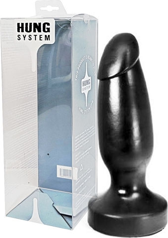 Hung System Trombone Πρωκτική Σφήνα Μαύρη 23cm
