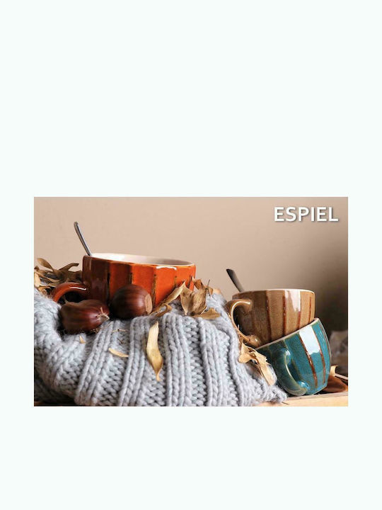 Espiel Magnifico Porcelain Espresso Cup Set 91ml Orange