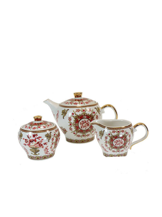 Max Home Tea Set with Cup Porcelain 3pcs