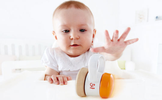 Hape Hölzene Baby Rassel Roller Rattle