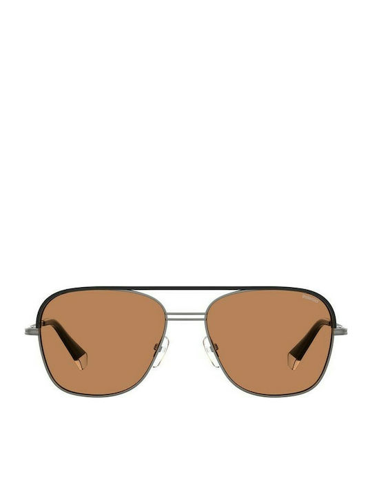 Polaroid Sonnenbrillen mit Schwarz Rahmen und Braun Polarisiert Linse PLD2108/S/X R80/HE