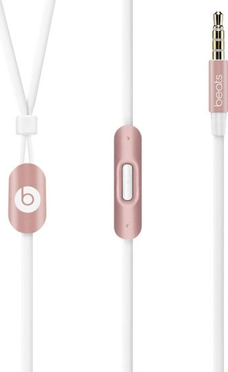 Beats urBeats 2.0 In-ear Handsfree με Βύσμα 3.5mm Ροζ Χρυσό