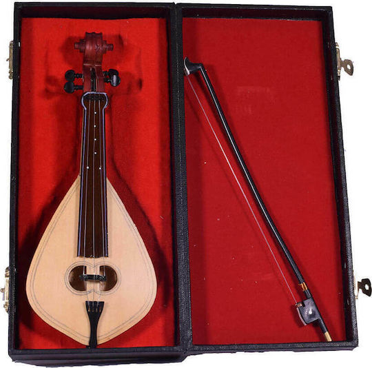 SP Souliotis Miniatură Decorativă Instrument Muzical Lemn Creț 8x3x20cm