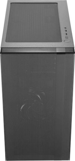CoolerMaster Masterbox NR400 Without ODD Gaming Mini Tower Κουτί Υπολογιστή με Πλαϊνό Παράθυρο Γκρι