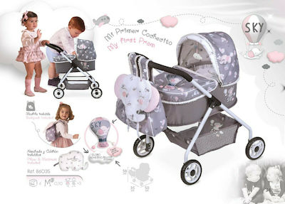 De Cuevas Καρότσι για Κούκλα Doll Carriage My First Sky Stroller