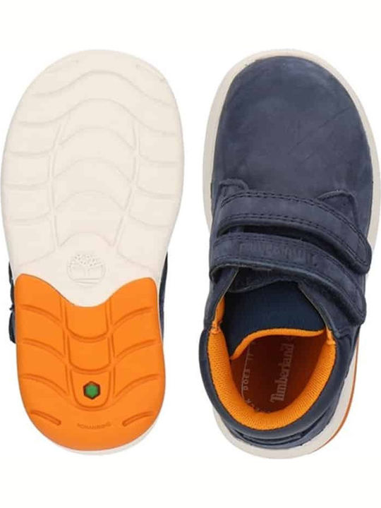 Toddle Tracks H&L Ανατομικά Suede Παιδικά Μποτάκια με Σκρατς Μπλε