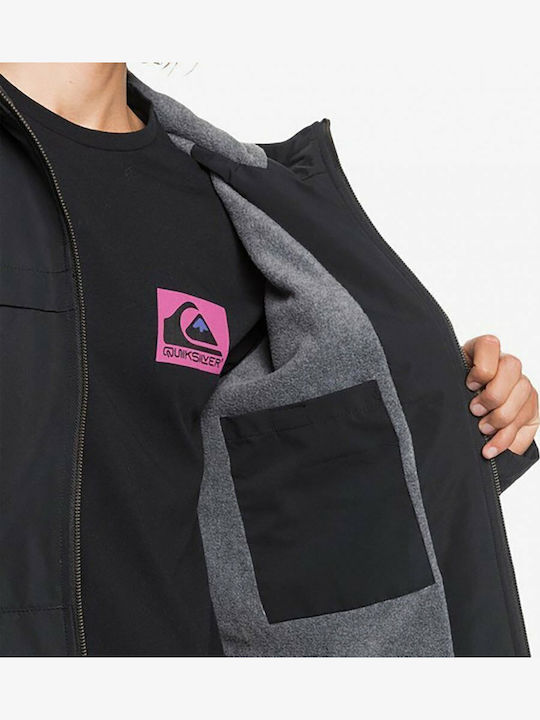 Waiting Period Winter Jacke Softshell Wasserdicht und Winddicht Schwarz