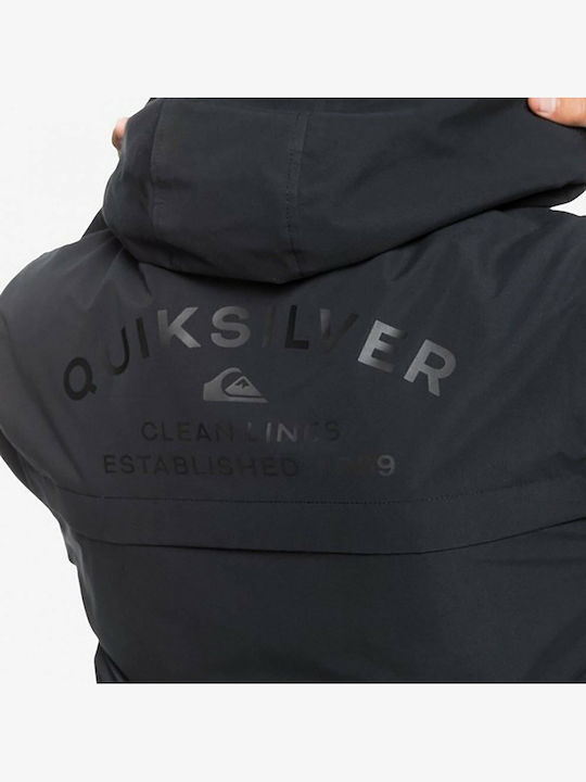 Waiting Period Winter Jacke Softshell Wasserdicht und Winddicht Schwarz