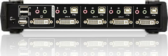 Aten 4-Port USB DVI Dual Link/Audio KVMP Switch