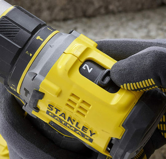 Stanley Fatmax Κρουστικό Δραπανοκατσάβιδο Μπαταρίας Brushless 18V 2x2Ah