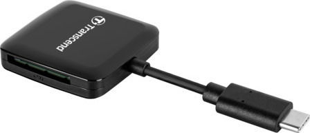 Transcend RDC3 Card Reader USB 3.2 Type-C για SD/microSD
