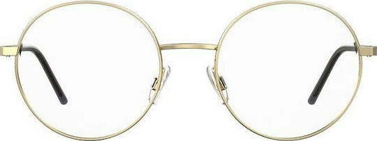Damen Metallisches Brillengestell Rose Gold MOL567 000