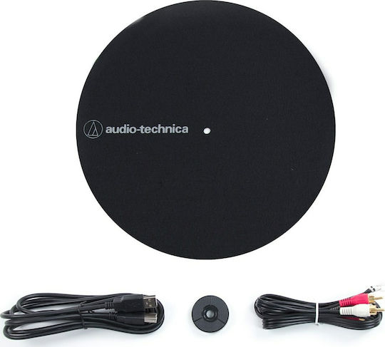 Audio Technica AT-LP120XUSB Πικάπ με Direct Drive και Προενίσχυση Ασημί