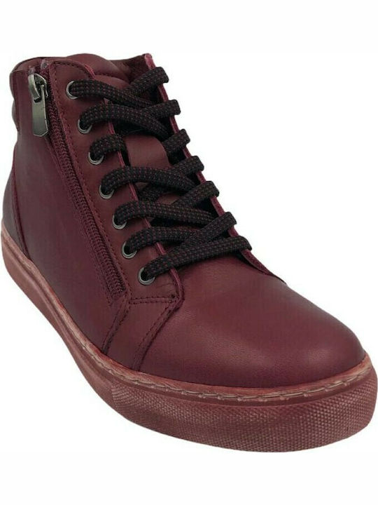 12808 Anatomical Boots Burgundy