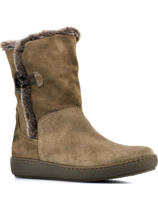 Alpe Suede Women's Ankle Boots Platform & Fur Puro