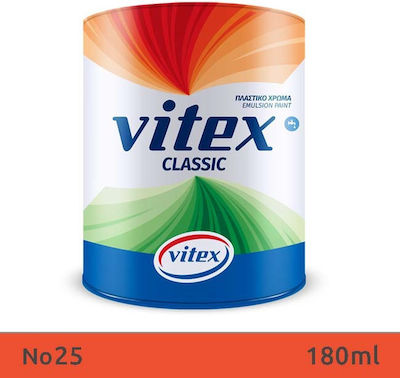 Vitex Classic Plastic Vopsea 25 pentru Utilizare Intern Orange 180ml