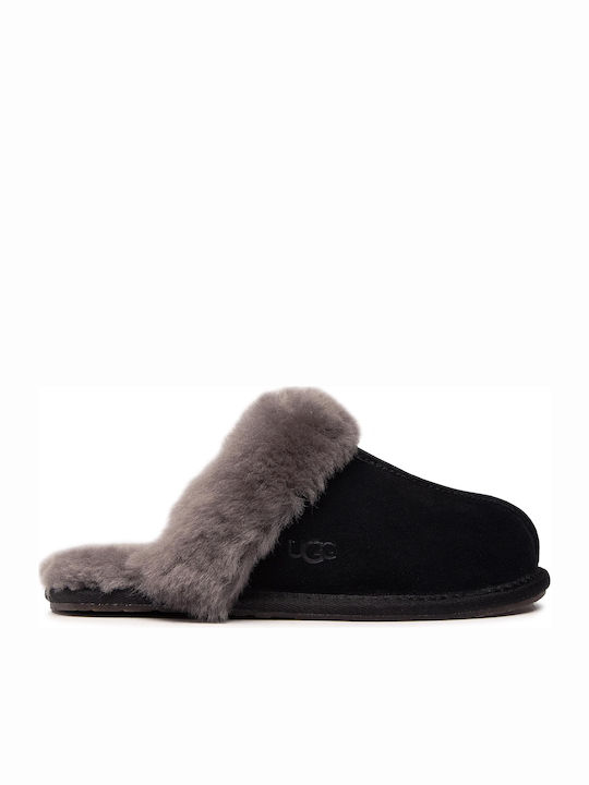 Scuffette II Winter Women's Slippers with Fur Gray