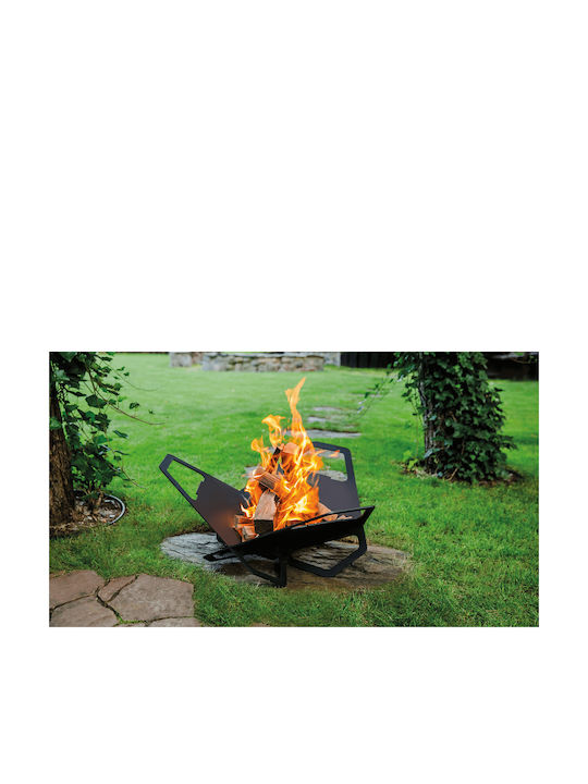 Kratki Fire / Pit FIRE/PIT Focar În aer liber din metal Negru 70.5x65.2x30cm