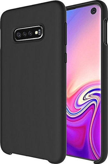 Задна корица Силикон 1.2мм Черен (Galaxy S10e)