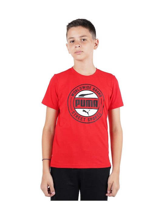 Puma Kids T-shirt Red