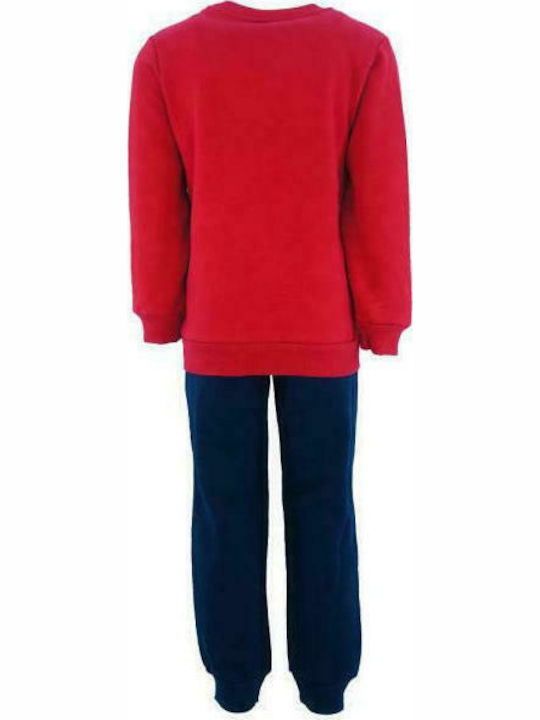 Joyce Kids Sweatpants Set Red 2pcs Goal