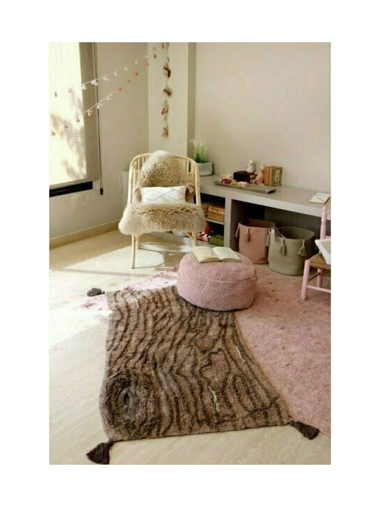 Lorena Canals Pine Tree Килим Правоъгълена Памук Кафяв