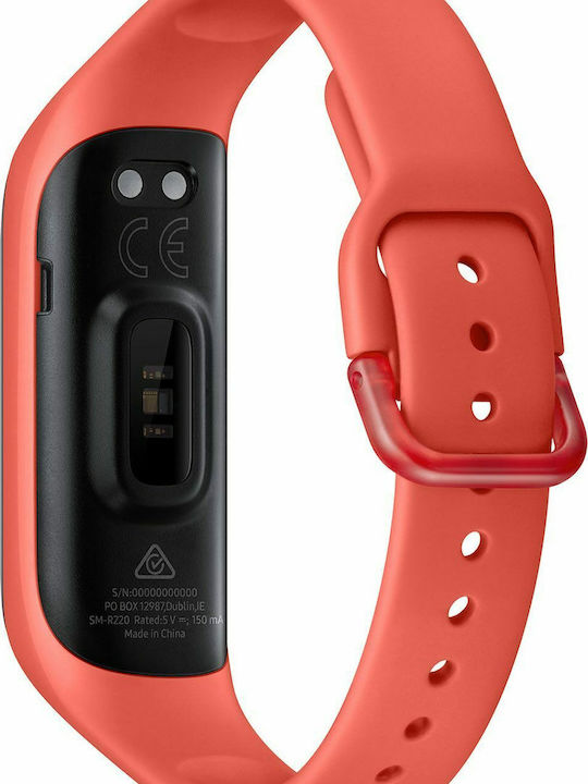 Samsung Galaxy Fit 2 Activity Tracker with Heat Rate Monitor Waterproof Red
