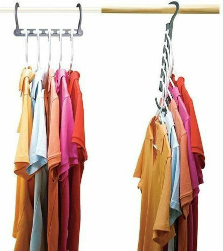 Clothes Hanger Gray LY-50132 10pcs