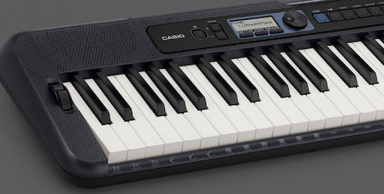 Casio Keyboard CT-S300 Bundle 2 with 61 Dynamic Keys with Stand Black Bundle 2