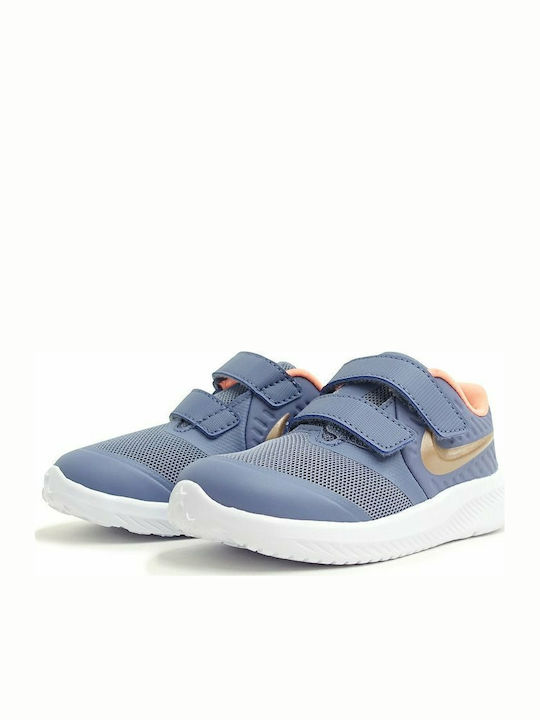 Star Runner Star Runner 2 Kids Sports Shoes Running with Hoop & Loop Closure World Indigo / Metallic Red Bronze