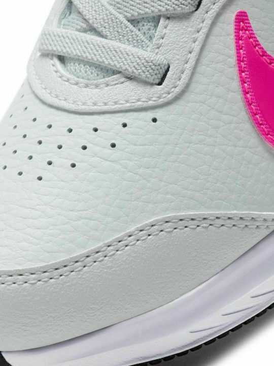 Varsity Leather PSV Kids Sports Shoes Running with Hoop & Loop Closure White
