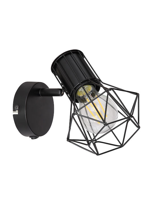 Globo Lighting Priska Φωτιστικό Τοίχου Μαύρο Globo Lighting Priska Φωτιστικό Τοίχου Μαύρο