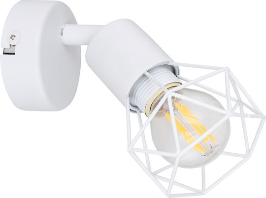 Globo Lighting Xara I Μοντέρνο Φωτιστικό Τοίχου με Ντουί E14 Λευκό 13x12.5εκ.