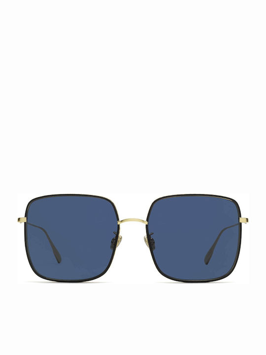 Dior Diorbydior3f Women's Sunglasses with Gold Metal Frame and Blue Lens