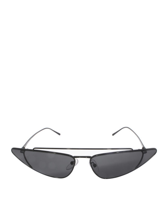Prada Women's Sunglasses with Black Metal Frame and Black Lenses SPR 63US 1AB/5S0