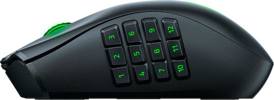 Razer Naga Pro Безжична RGB Геймърска Мишка 20000 DPI Черен