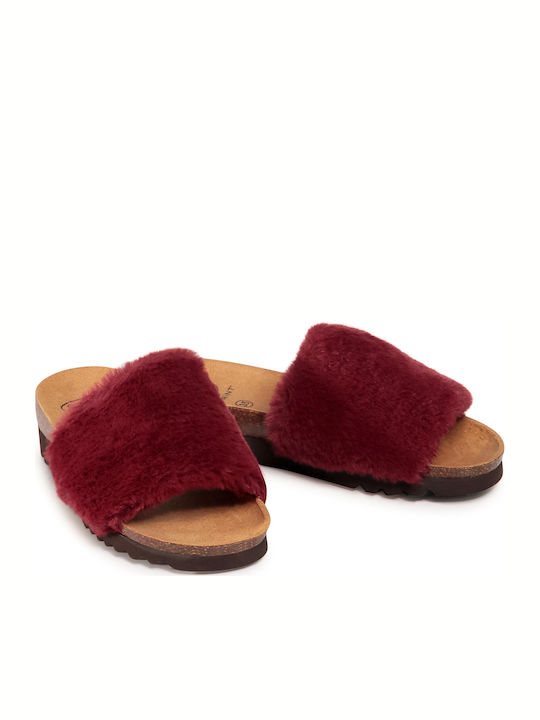 Willow Women's Flat Sandals Anatomic in Red Color