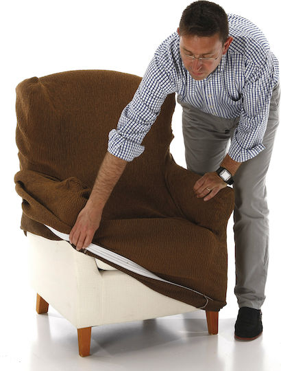 Mc Decor Akari Elastische Abdeckung für Bergère Green 70x100cm 1Stück MCL.EL.AKARI.MP-PRASINO