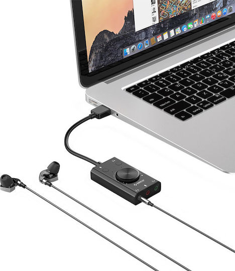 Orico SC2 Εξωτερική USB Κάρτα Ήχου 2.0