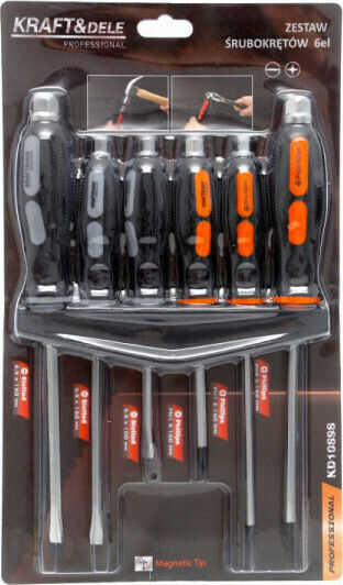 Kraft & Dele Set 6 Screwdrivers