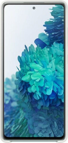 Samsung Silicone Cover Umschlag Rückseite Silikon Weiß (Galaxy S20 FE)